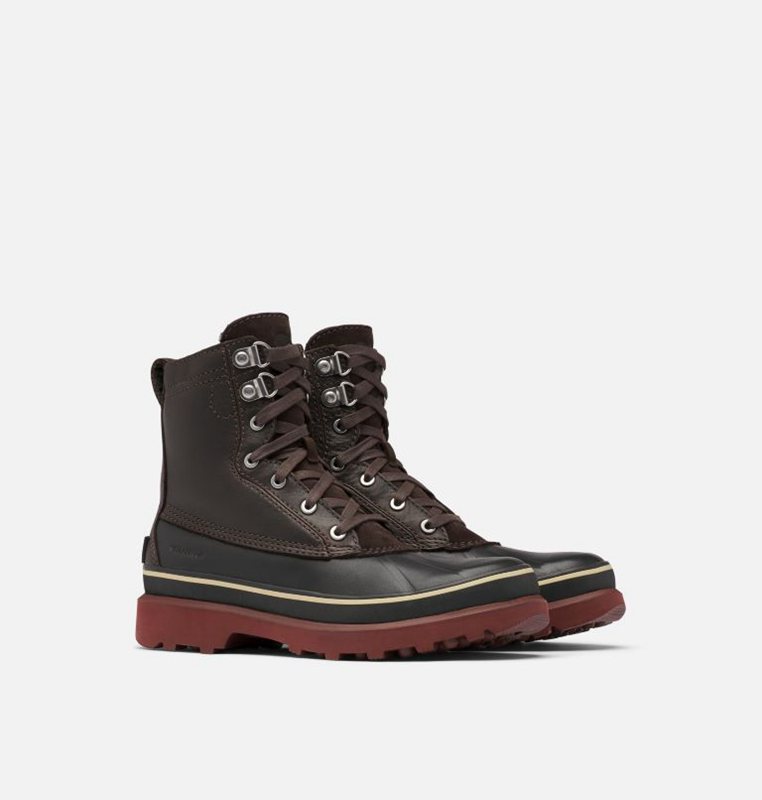 Sorel Caribou™ Storm Boot - Mens Sneakers Black Brown - 873249WTD